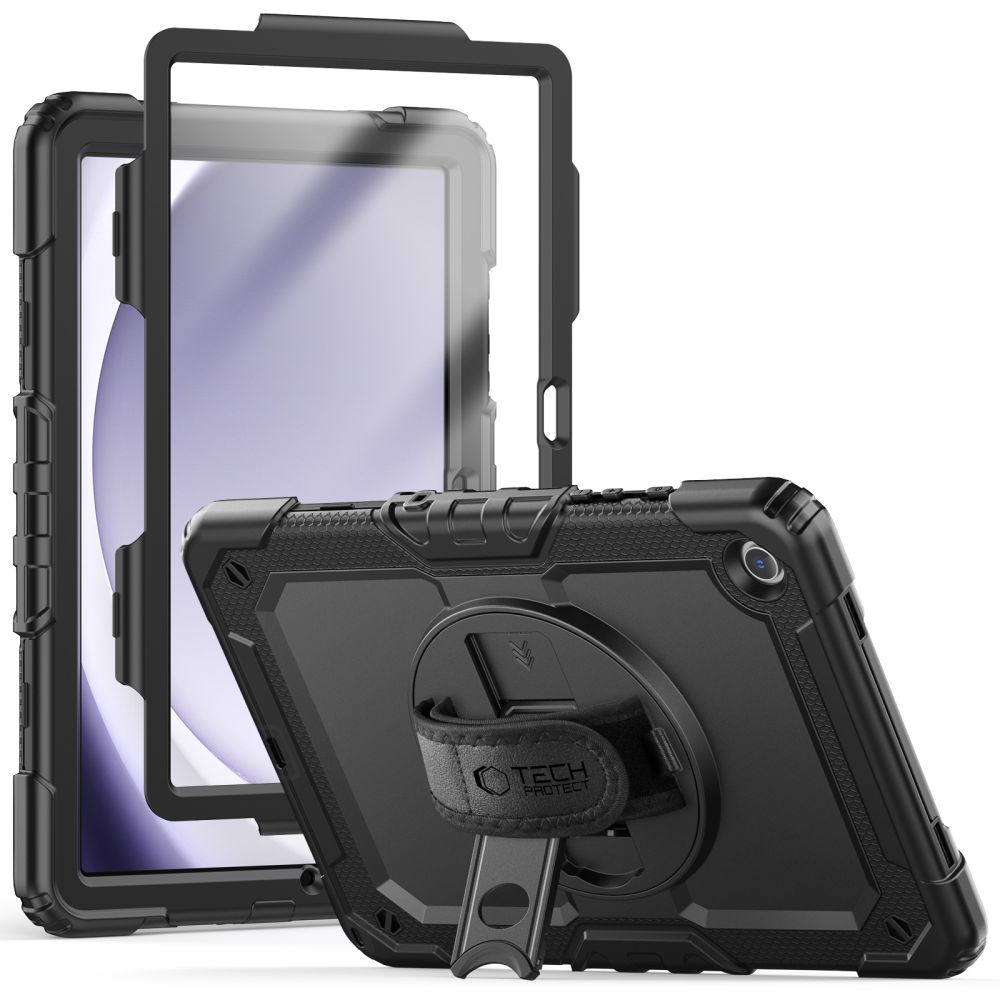 Tech-Protect Solid360 Ümbris jaoks Samsung Galaxy Tab A9 8.7 X110 / X115 - must
