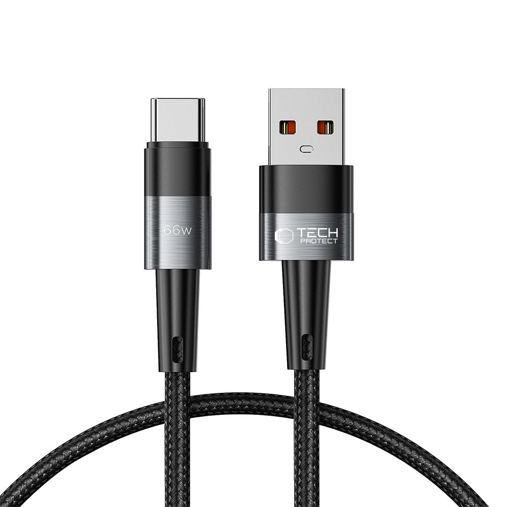Tech-Protect UltraBoost USB-C / USB-A Kaabel 66W 6A 0.5m - hall