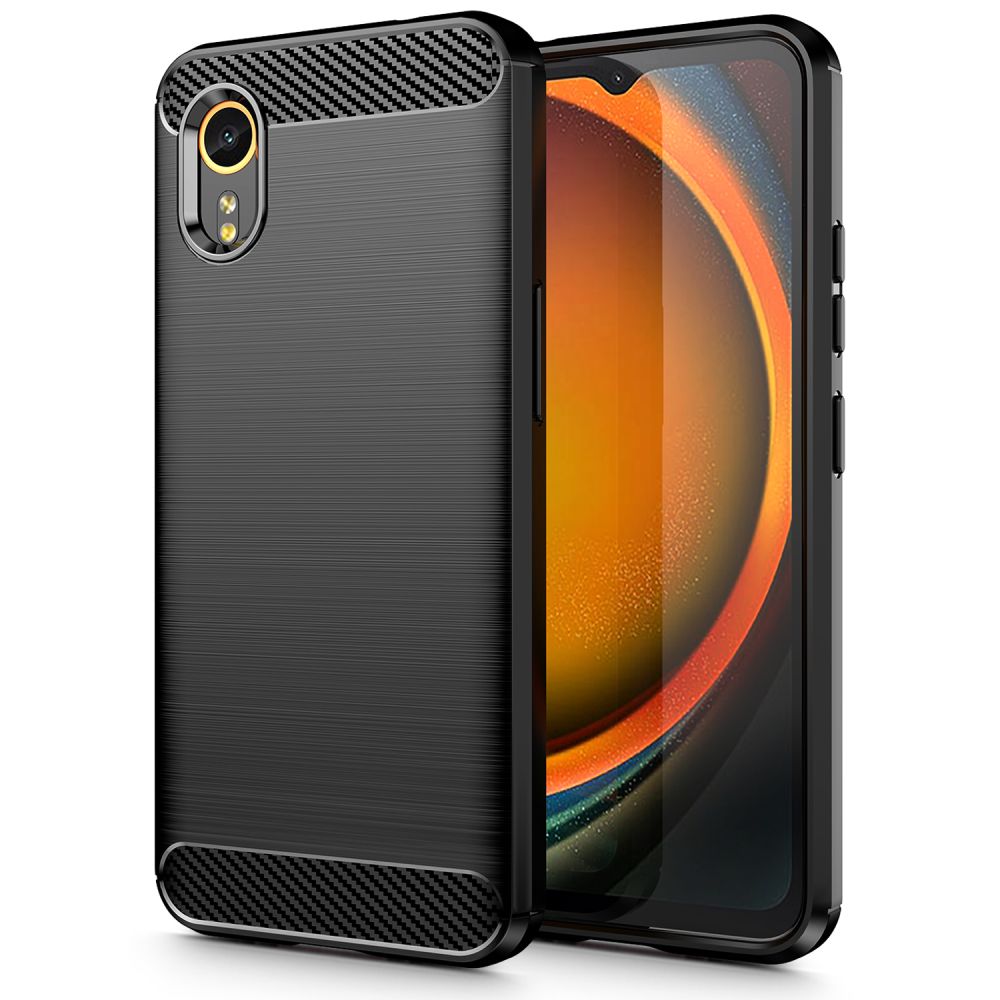 Tech-Protect TPUCarbon Ümbris jaoks Samsung Galaxy XCover 7 - must