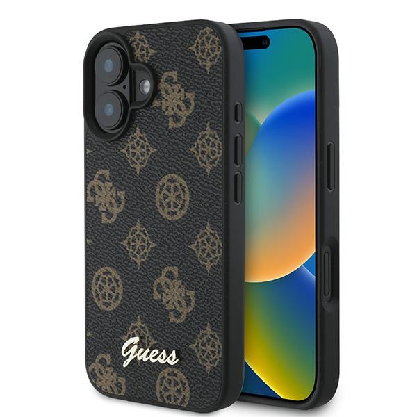 Guess Peony Script MagSafe iPhone 16 Plus Ümbris - Must