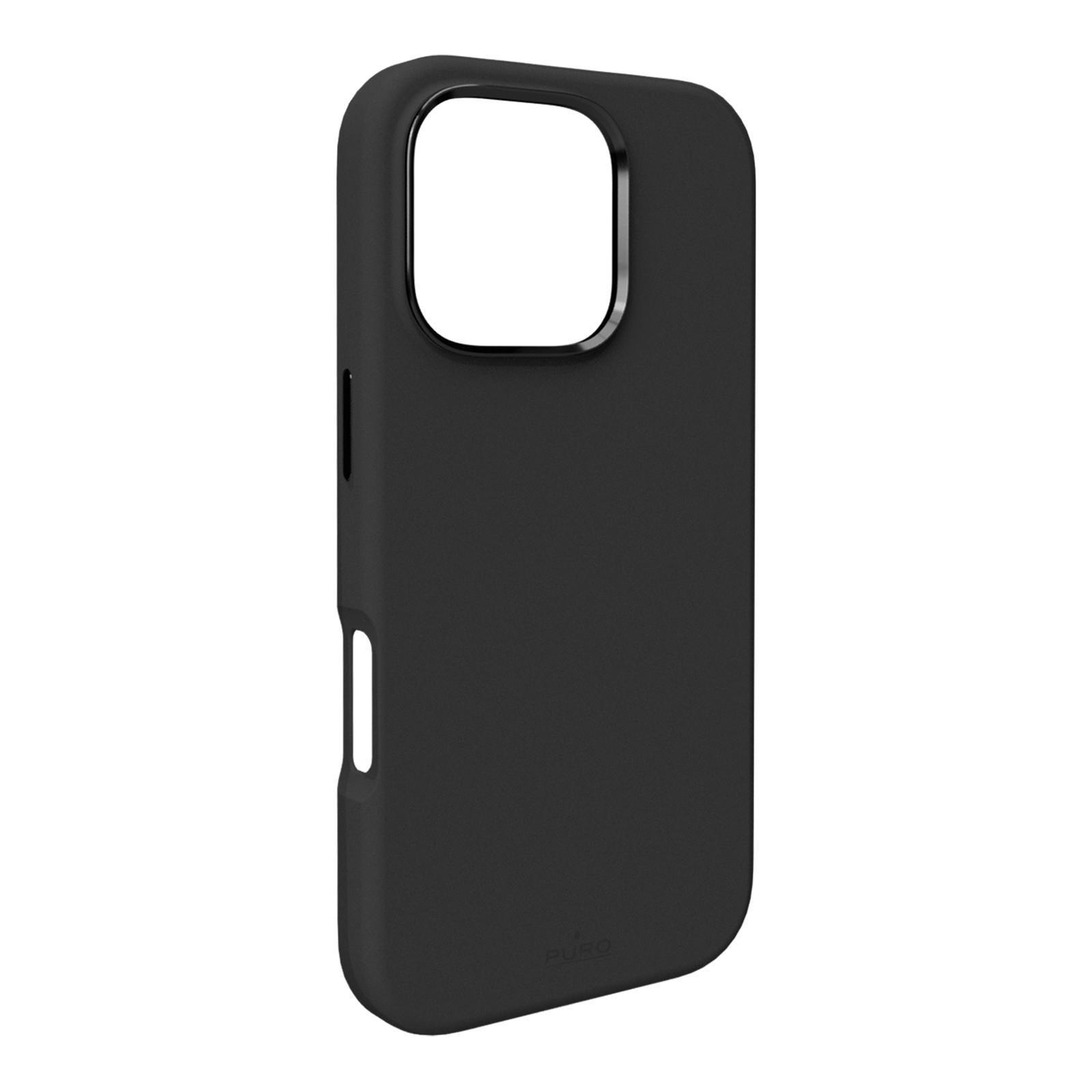 Puro Icon Mag Pro MagSafe Silicone Ümbris jaoks iPhone 16 Pro Max - Must