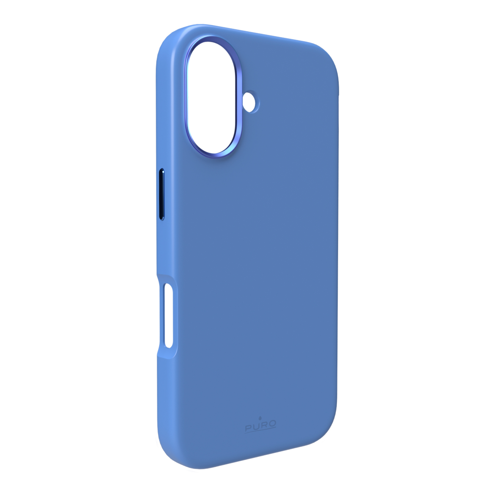 Puro Icon Mag Pro MagSafe Silicone Ümbris jaoks iPhone 16 - Sinine