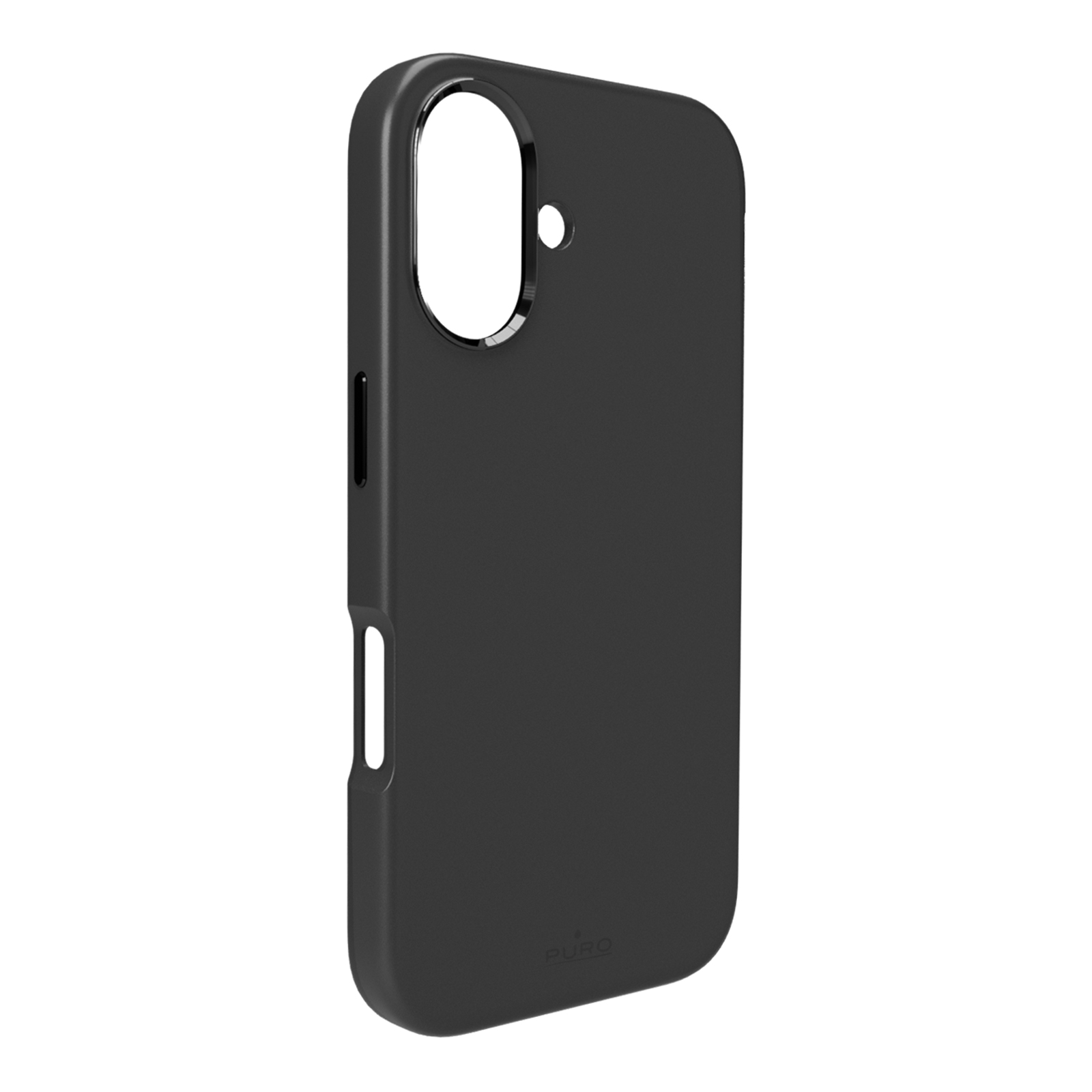 Puro Icon Mag Pro MagSafe Silicone Ümbris jaoks iPhone 16 - Must