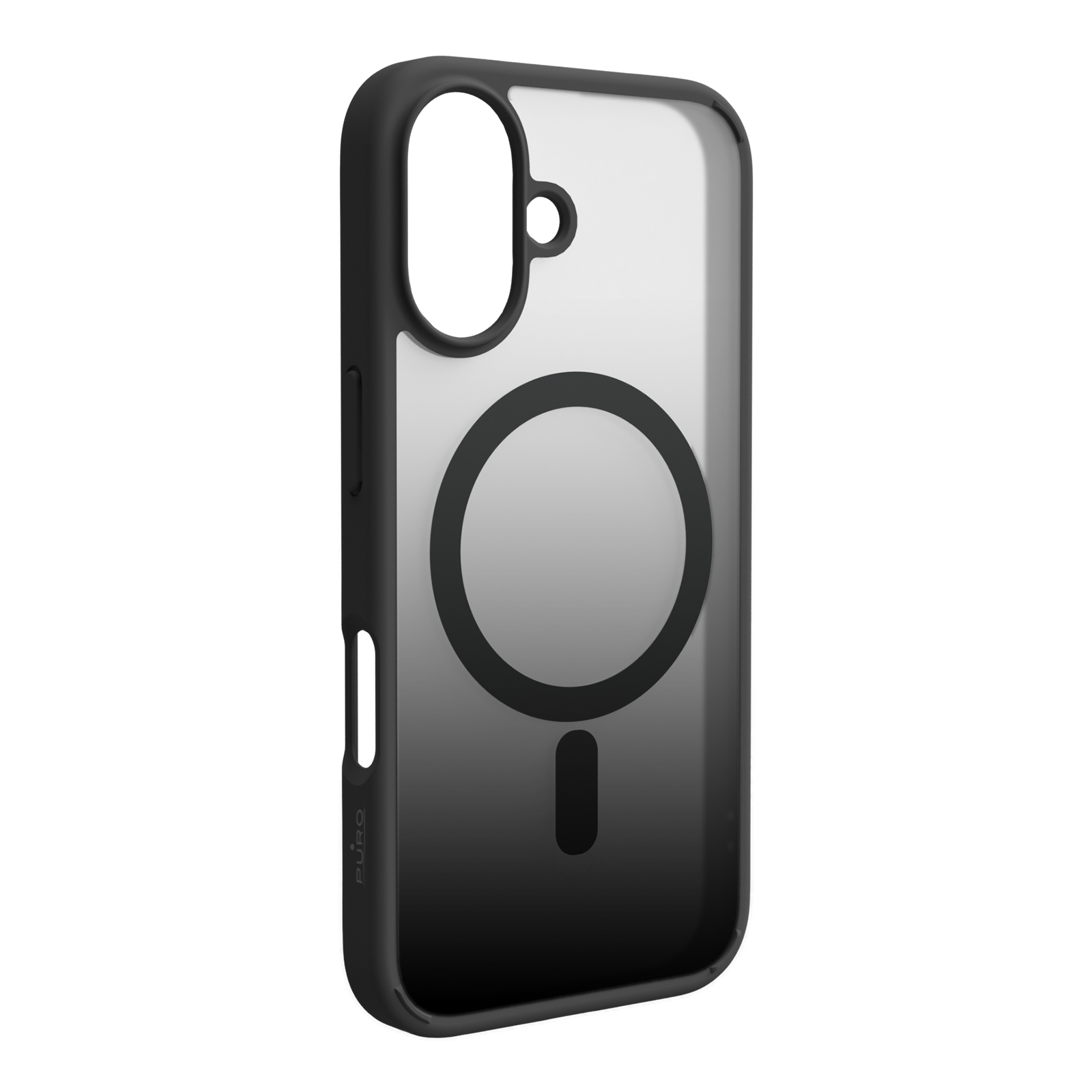 Puro Gradient MagSafe Silicone Ümbris jaoks iPhone 16 - Must