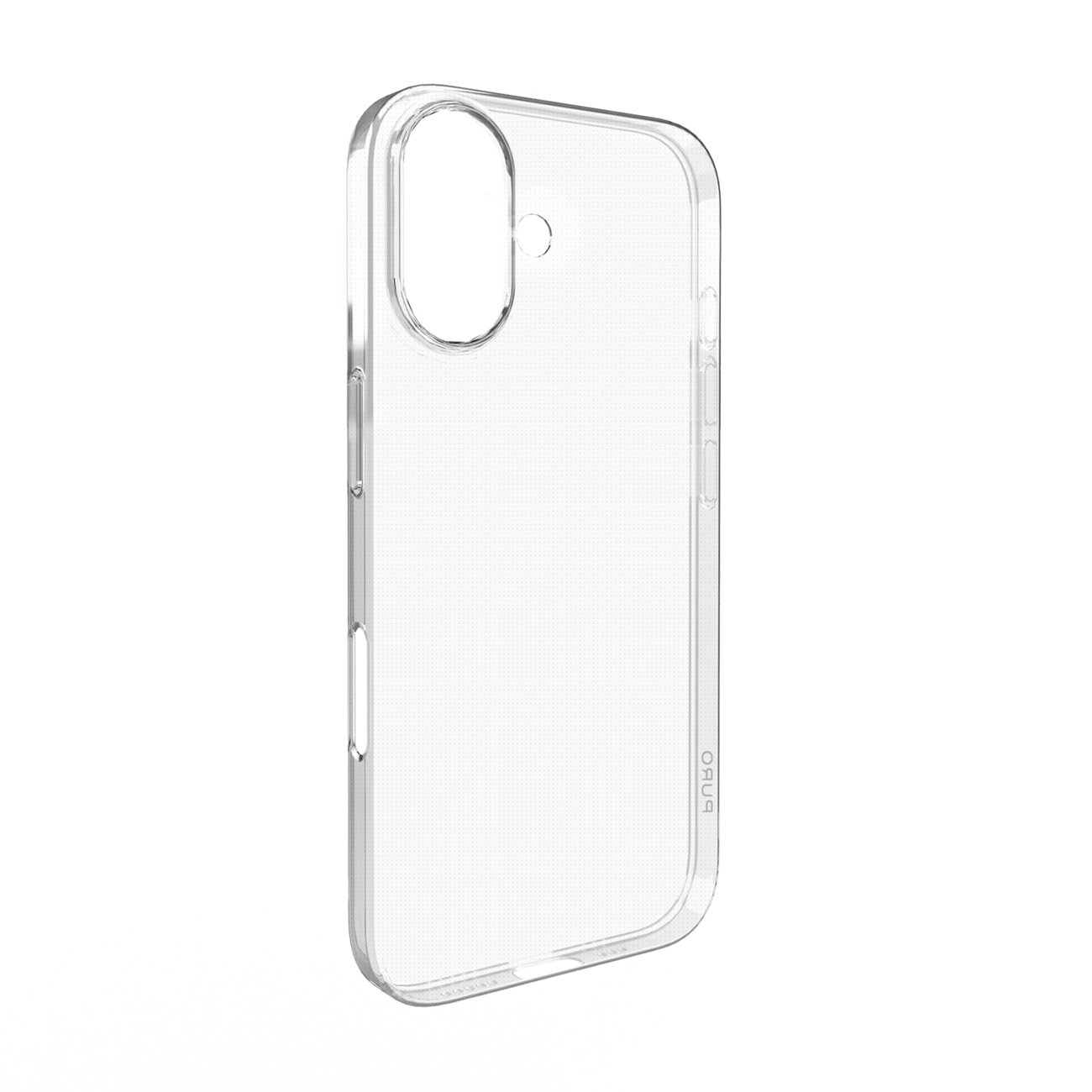 Puro 03 Nude Silicone Ümbris jaoks iPhone 16 - Läbipaistev