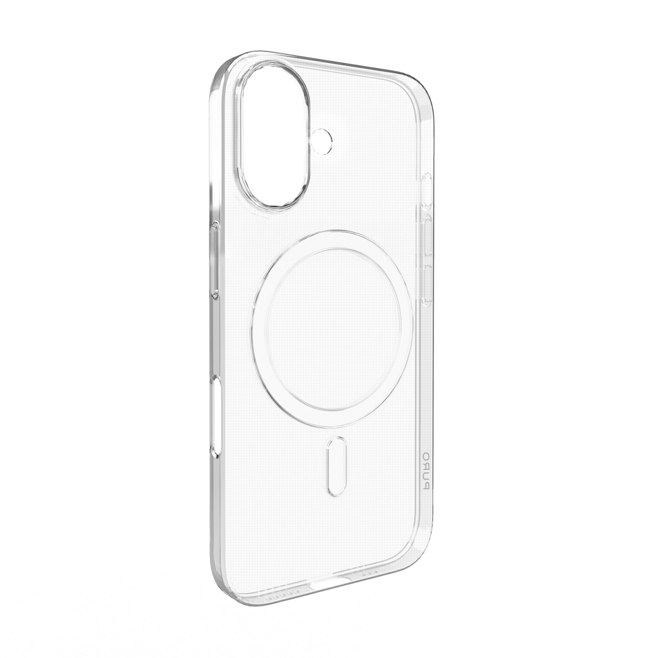 Puro 03 Mag MagSafe Silicone Ümbris jaoks iPhone 16 - Läbipaistev