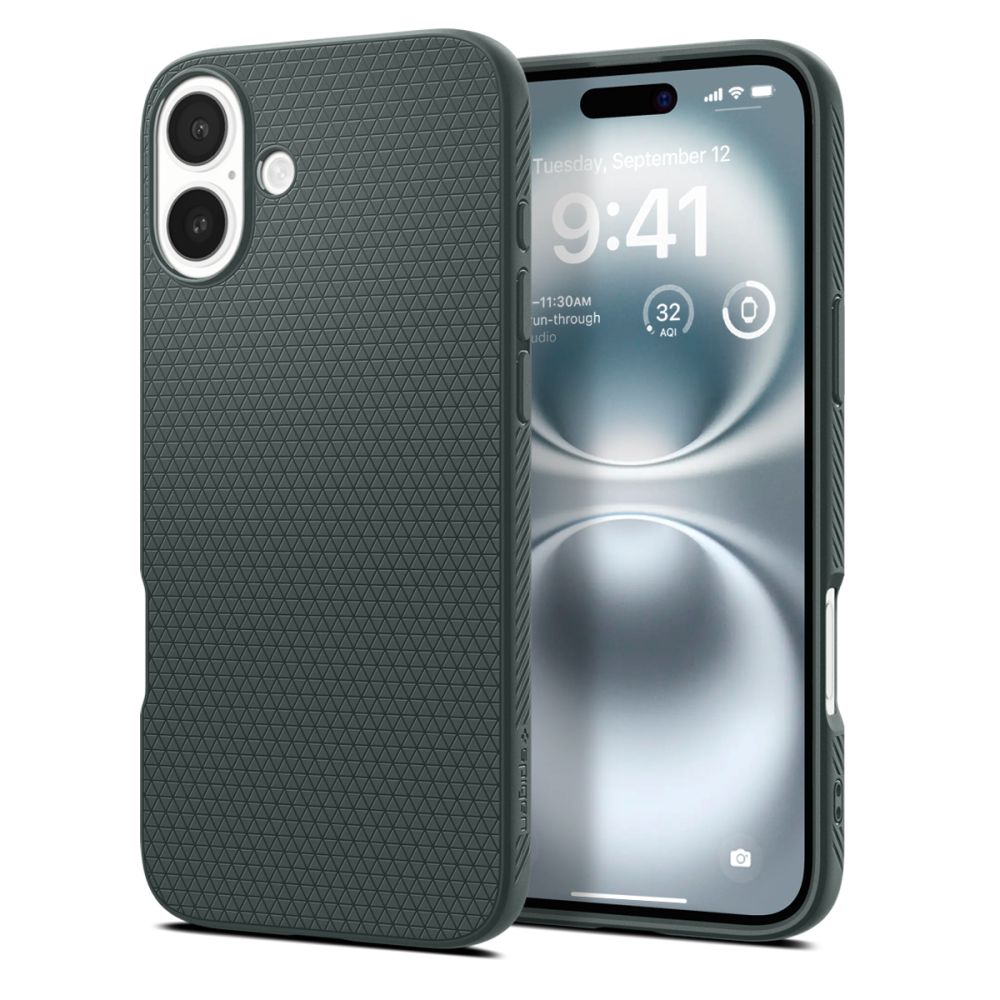 Spigen Liquid Air iPhone 16 Ümbris - Roheline
