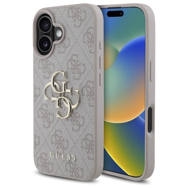 Guess 4G Big Logo Ümbris jaoks iPhone 16 - Roosa