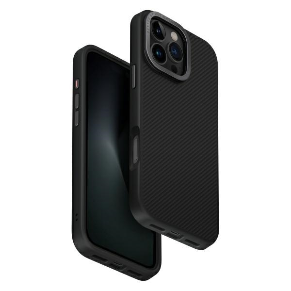 Uniq Keva Max Magclick Charging Ümbris jaoks iPhone 16 Pro Max - Must