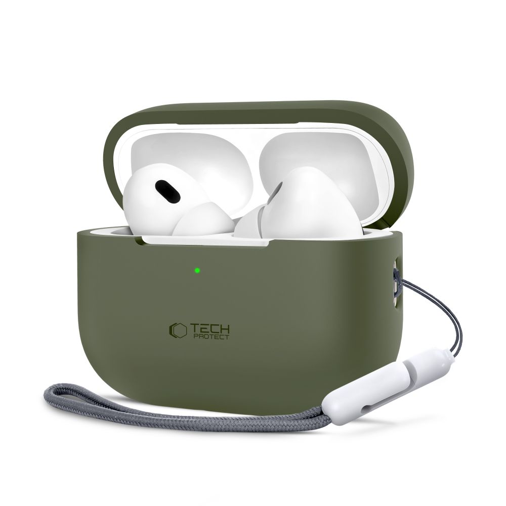 Tech-Protect Silicone Ümbris jaoks Apple AirPods Pro 1 / 2 - roheline