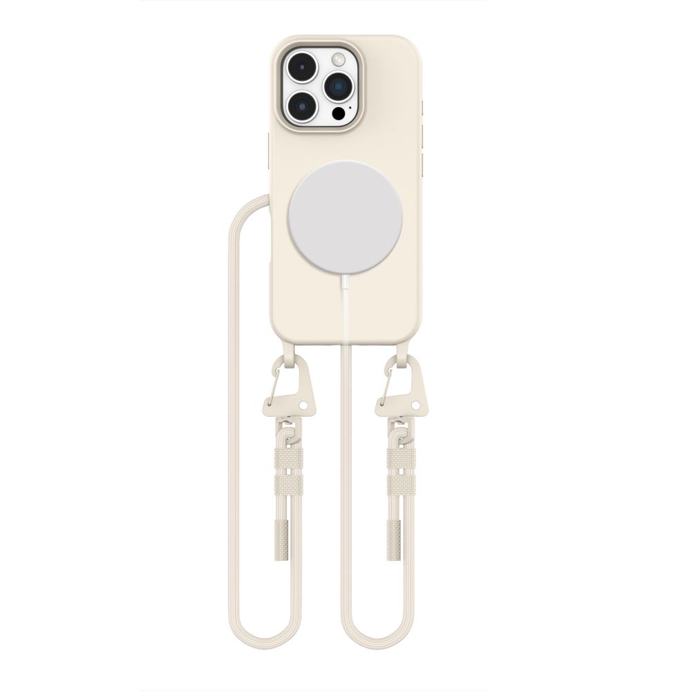 Tech-Protect MagNecklace MagSafe Ümbris jaoks iPhone 16 Pro Max - Beige