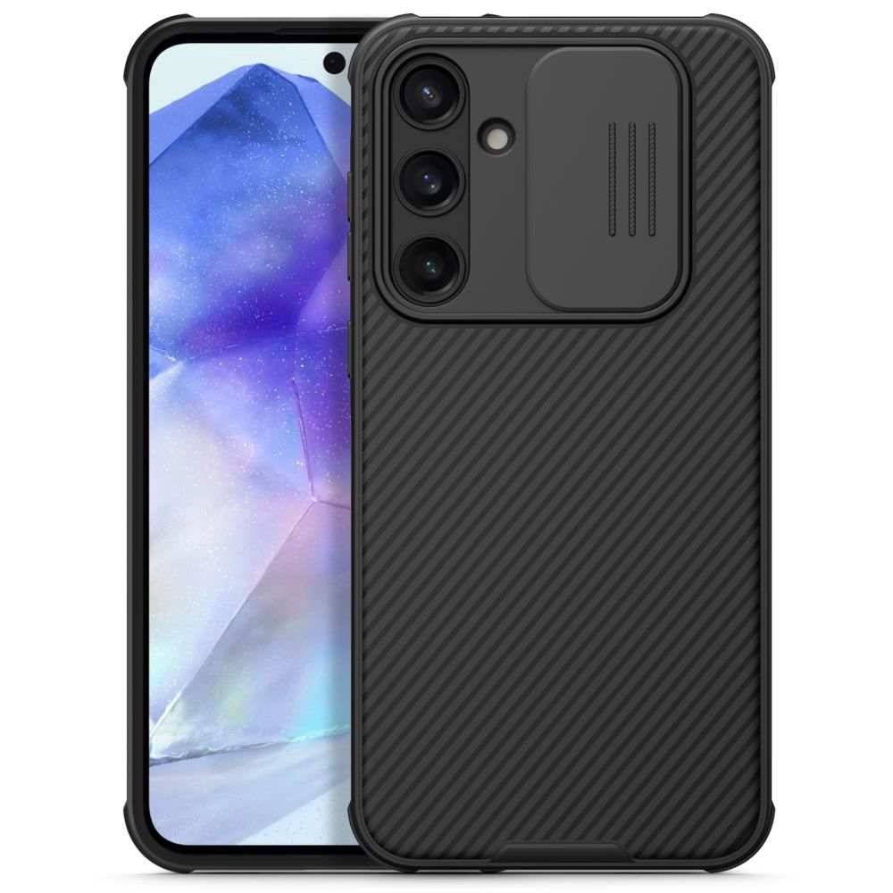 Nillkin CamShield Pro Ümbris jaoks Samsung Galaxy A55 with Camera Cover - must