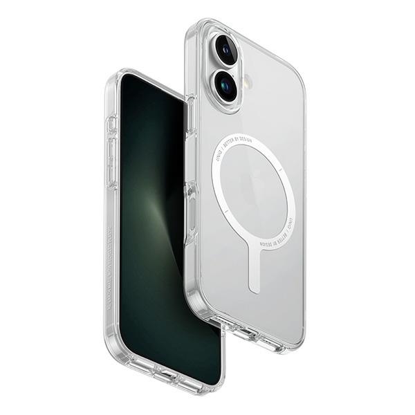 Uniq Clario iPhone 16 6.1" Magclick Charging ümbris läbipaistev/lucent clear