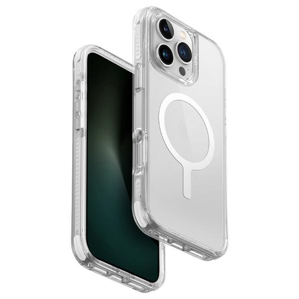 Uniq Combat iPhone 16 Pro 6.3" Magclick Charging ümbris valge/lume valge