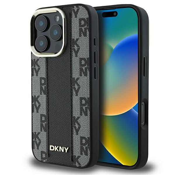 DKNY Checkered Pattern Magsafe iPhone 16 Pro Ümbris - Must