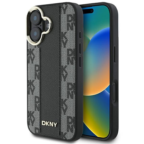DKNY Checkered Pattern Magsafe iPhone 16 Plus Ümbris - Must
