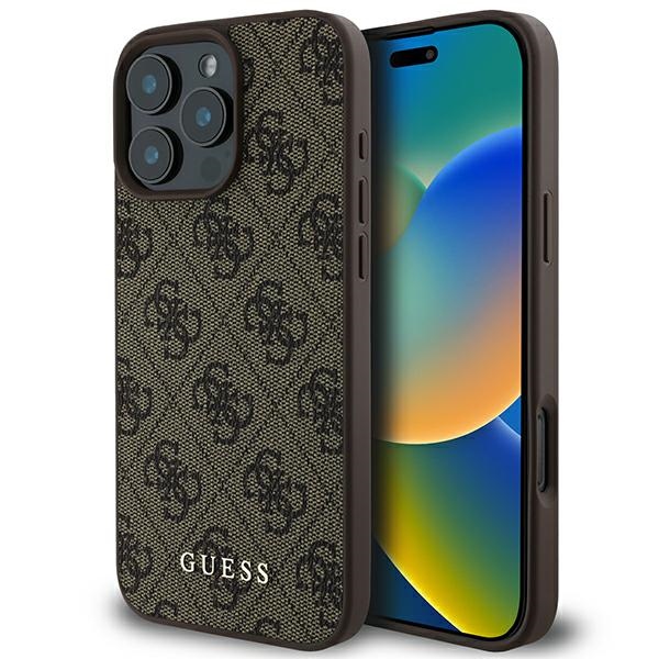 Guess 4G Classic iPhone 16 Pro Max Ümbris - Brown
