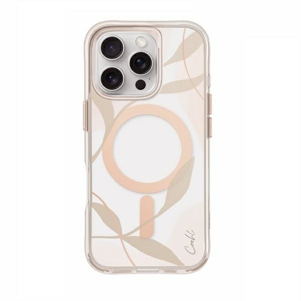 Uniq Coehl Verdure Magnetic Charging Ümbris jaoks iPhone 16 Pro - läbipaistev