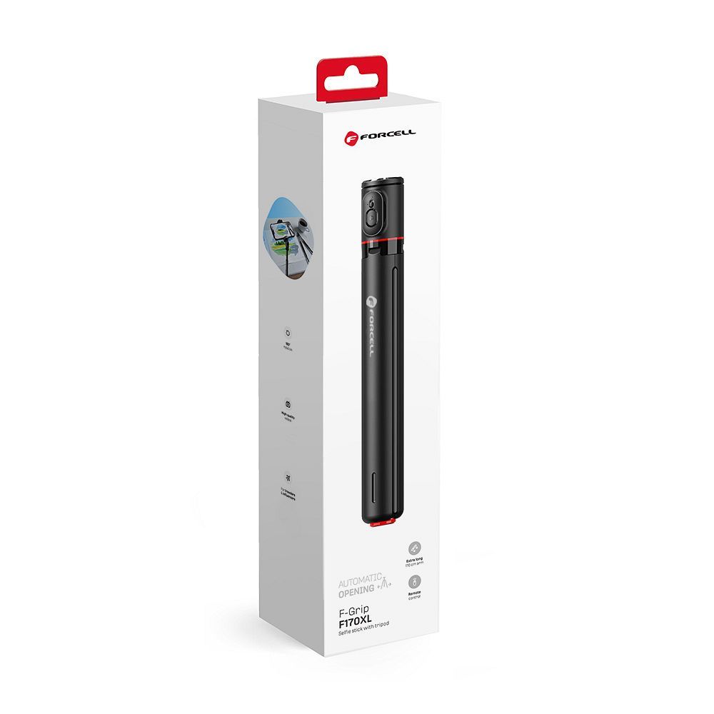 FORCELL F-GRIP F170XL automatic selfie stick with remote controler tripod must