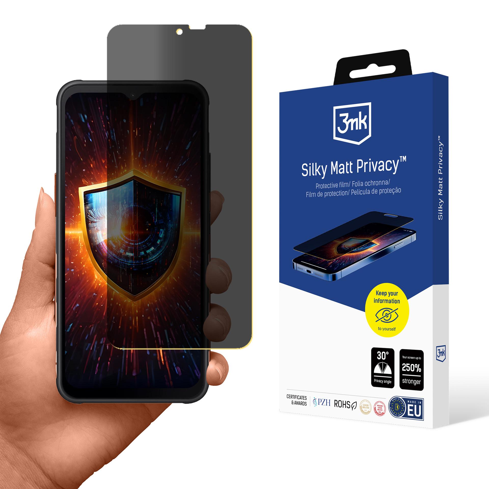 3mk Silky Matt Privacy Privacy Ekraanikaitse jaoks Samsung Galaxy XCover 7