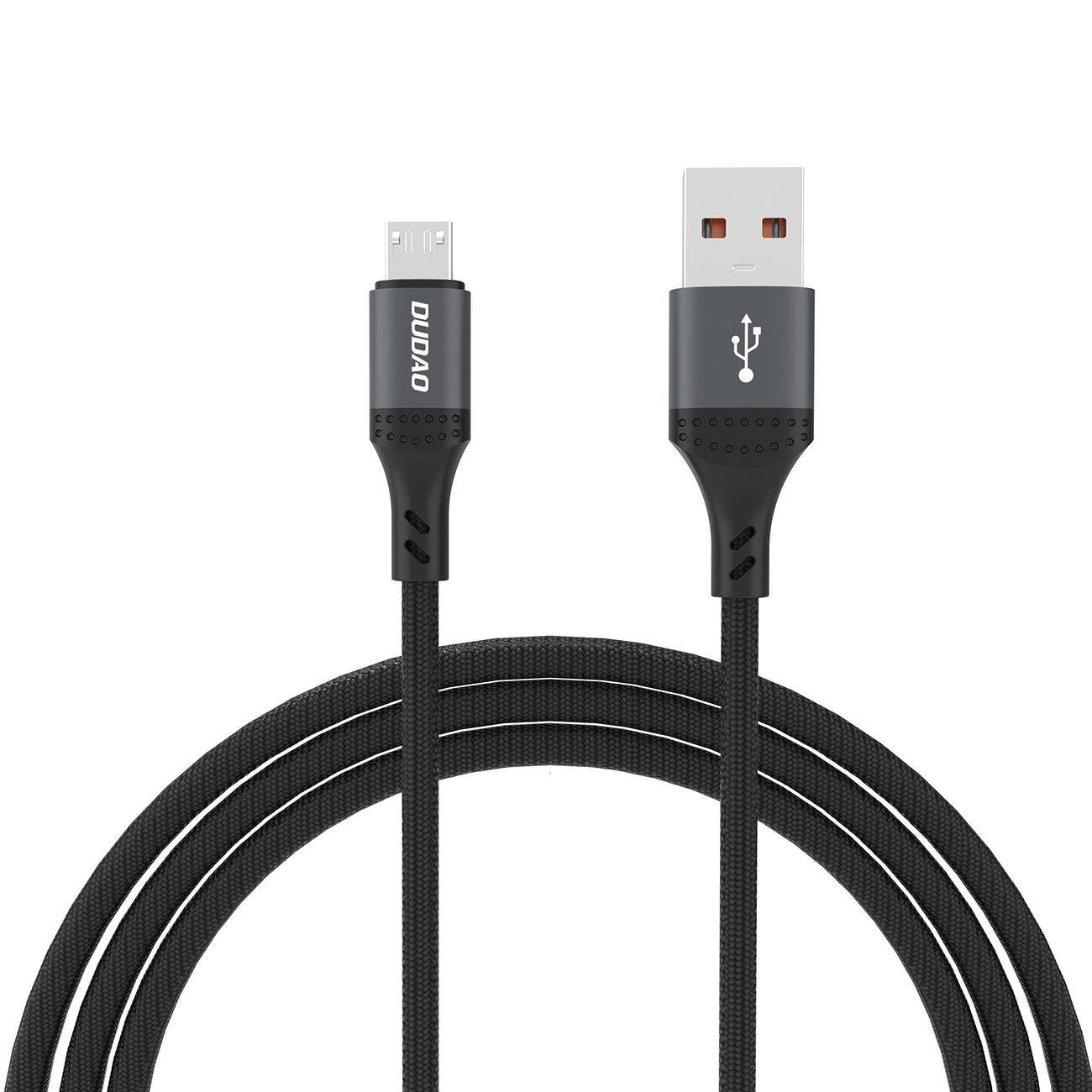 Dudao L3SM Плетёный кабель USB-A - MicroUSB 3A 1.2m - чёрный