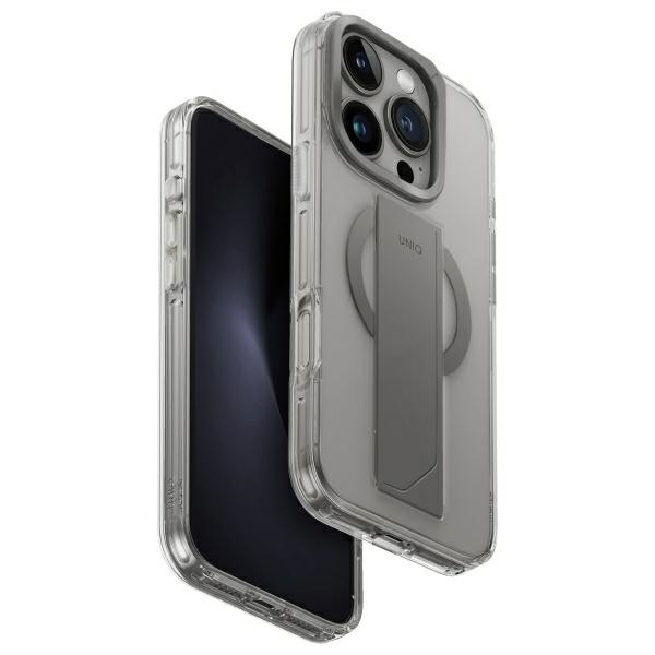 Uniq Heldro Max Magclick Charging Ümbris jaoks iPhone 16 Pro - läbipaistev