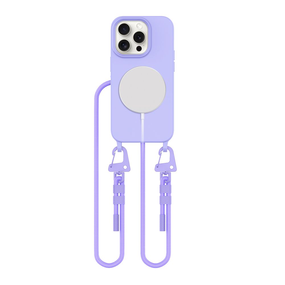 Tech-Protect MagNecklace MagSafe iPhone 15 Pro Ümbris - Lavender