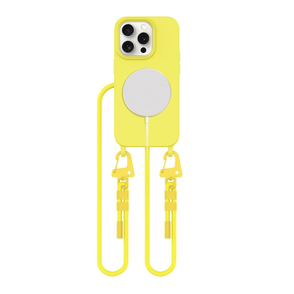 Tech-Protect MagNecklace MagSafe iPhone 15 Pro Ümbris - kollane
