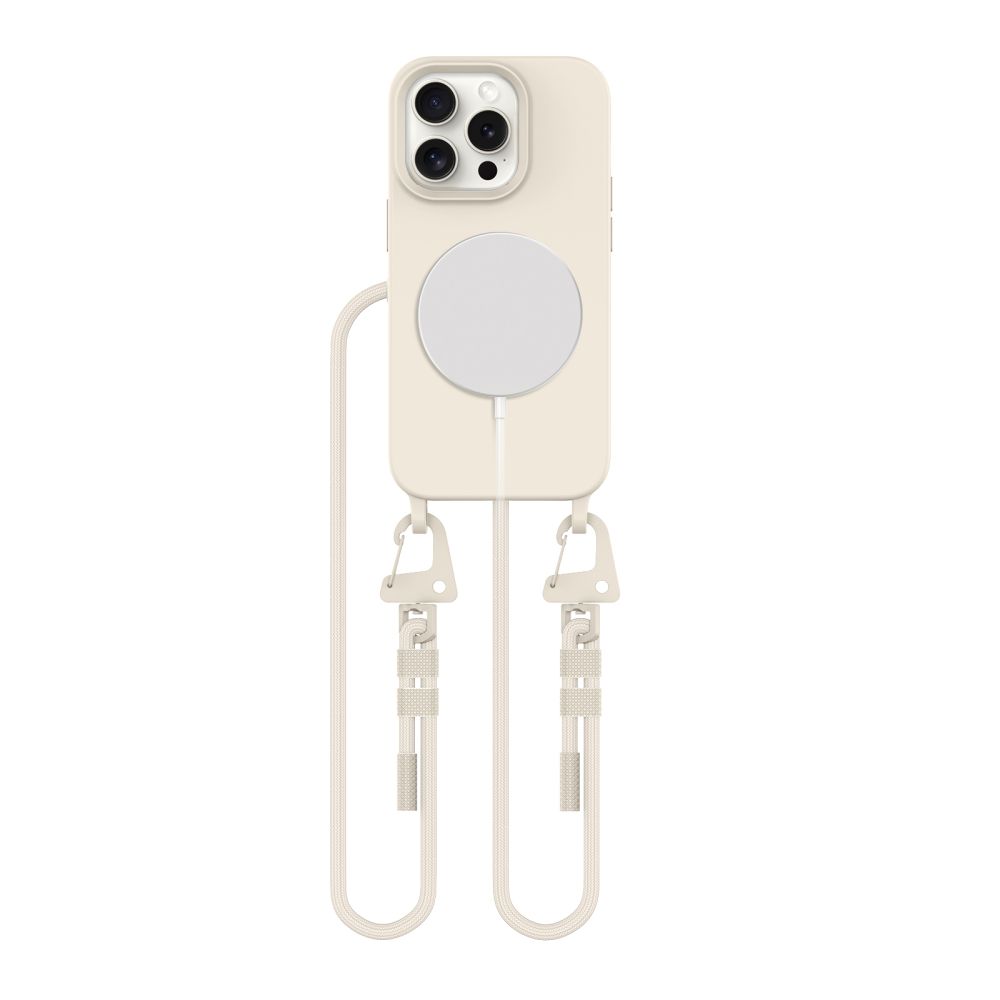 Tech-Protect MagNecklace MagSafe iPhone 15 Pro Ümbris - Beige
