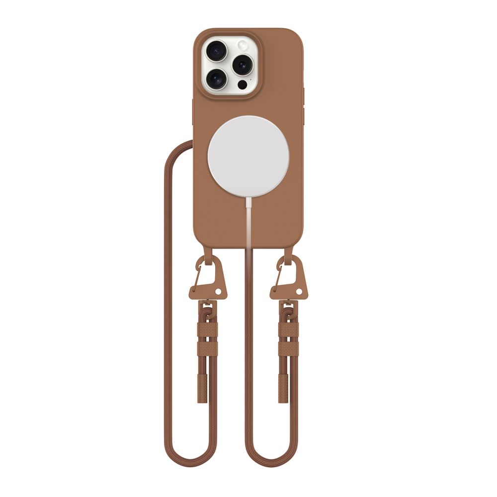 Tech-Protect MagNecklace MagSafe iPhone 15 Pro Ümbris - Brown