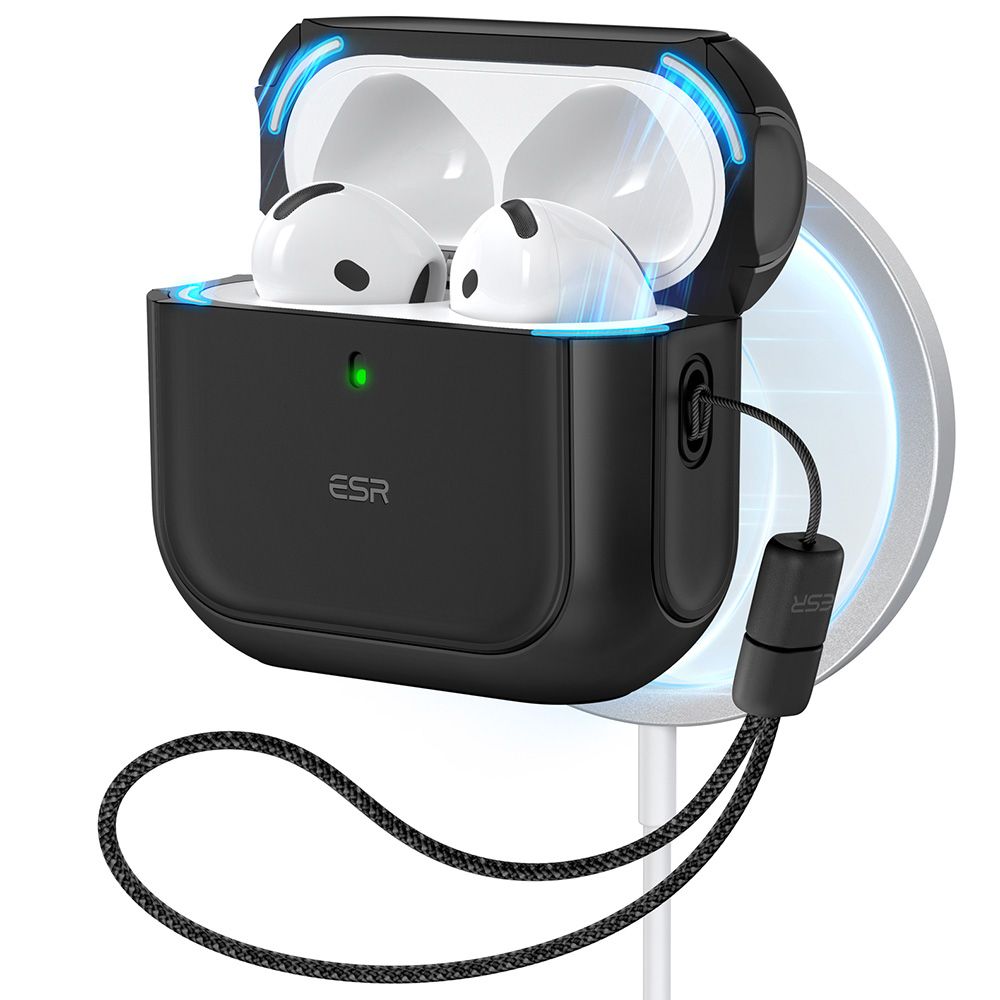 ESR Orbit Halolock MagSafe ümbris jaoks Apple AirPods 4 - must