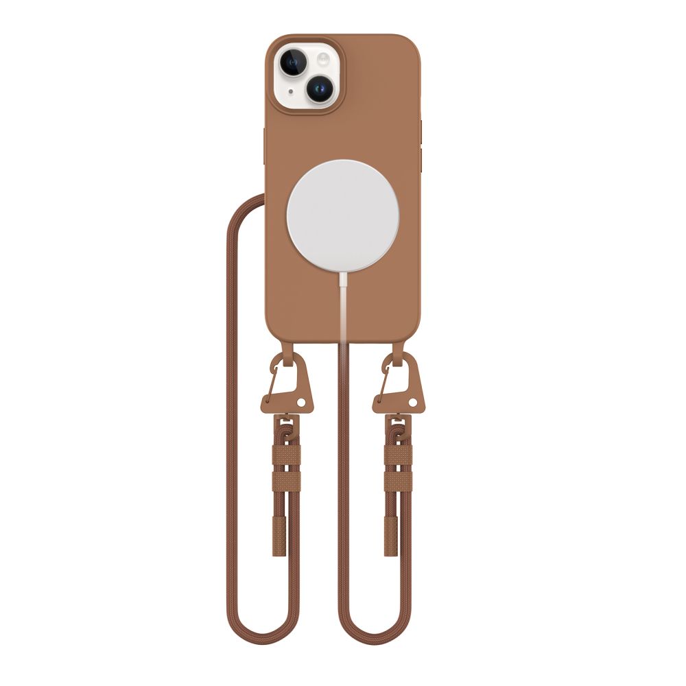 Tech-Protect MagNecklace MagSafe iPhone 14 Ümbris - Brown