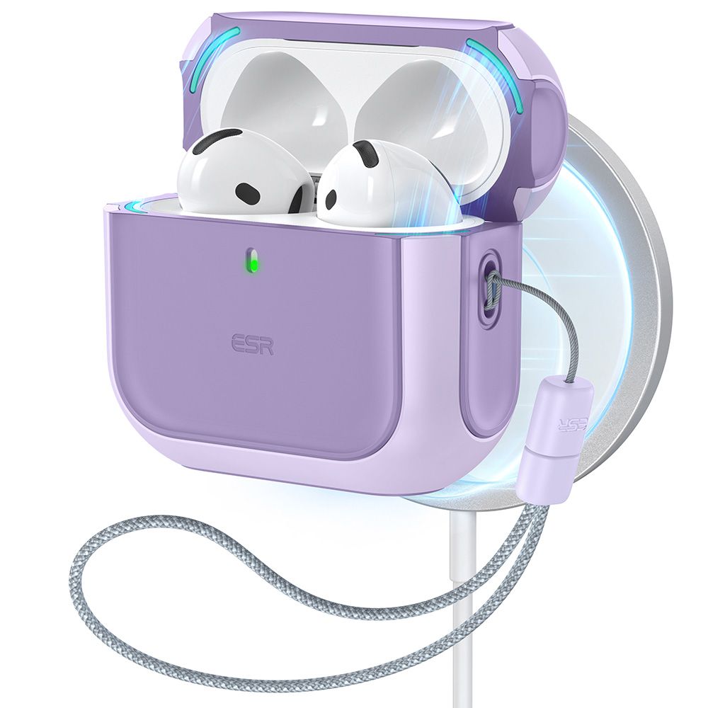 ESR Orbit Halolock MagSafe ümbris jaoks Apple AirPods 4 - lilla