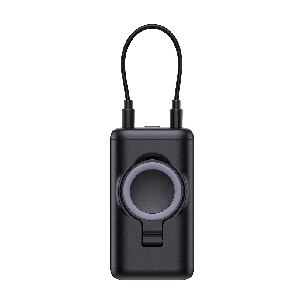 Joyroom JR-W13 5000mAh traadita energiapank Apple Watchile + USB-C ja Lightning - must