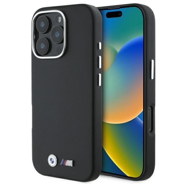 BMW M Smooth Full Wrapped Metal MagSafe Ümbris jaoks iPhone 16 Pro Max - must