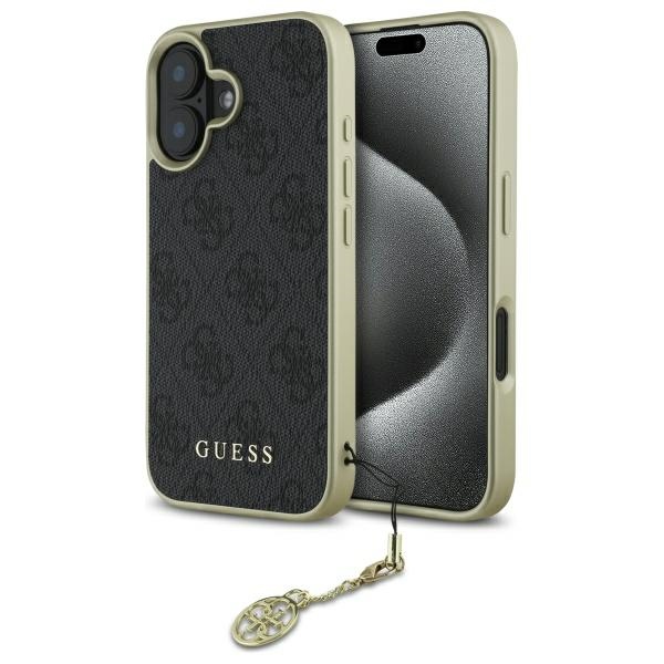 Guess 4G Charms Collection ümbris jaoks iPhone 16 - must