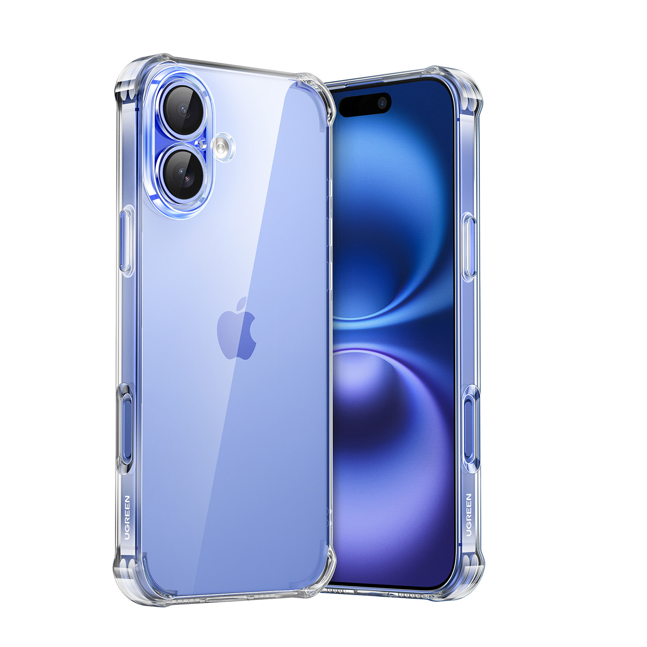 Ugreen Bright Cushion CA101 ümbris iPhone 16 Plus läbipaistev