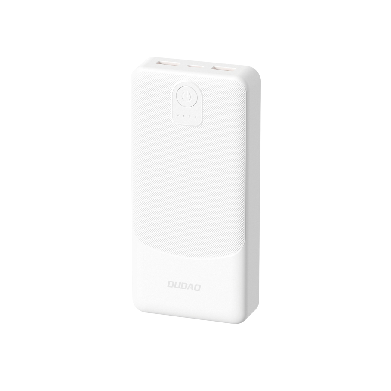 Powerbank Dudao K10 10000mAh 2.4A 2 x USB-A - valge