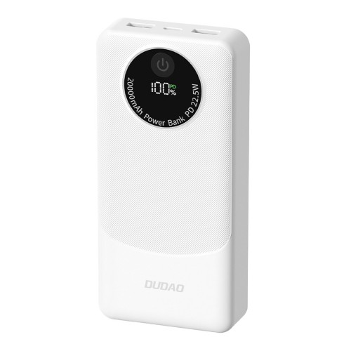 Välisaku Dudao "K12Pro" Must 22.5W 20000mAh (PD / QC3.0)