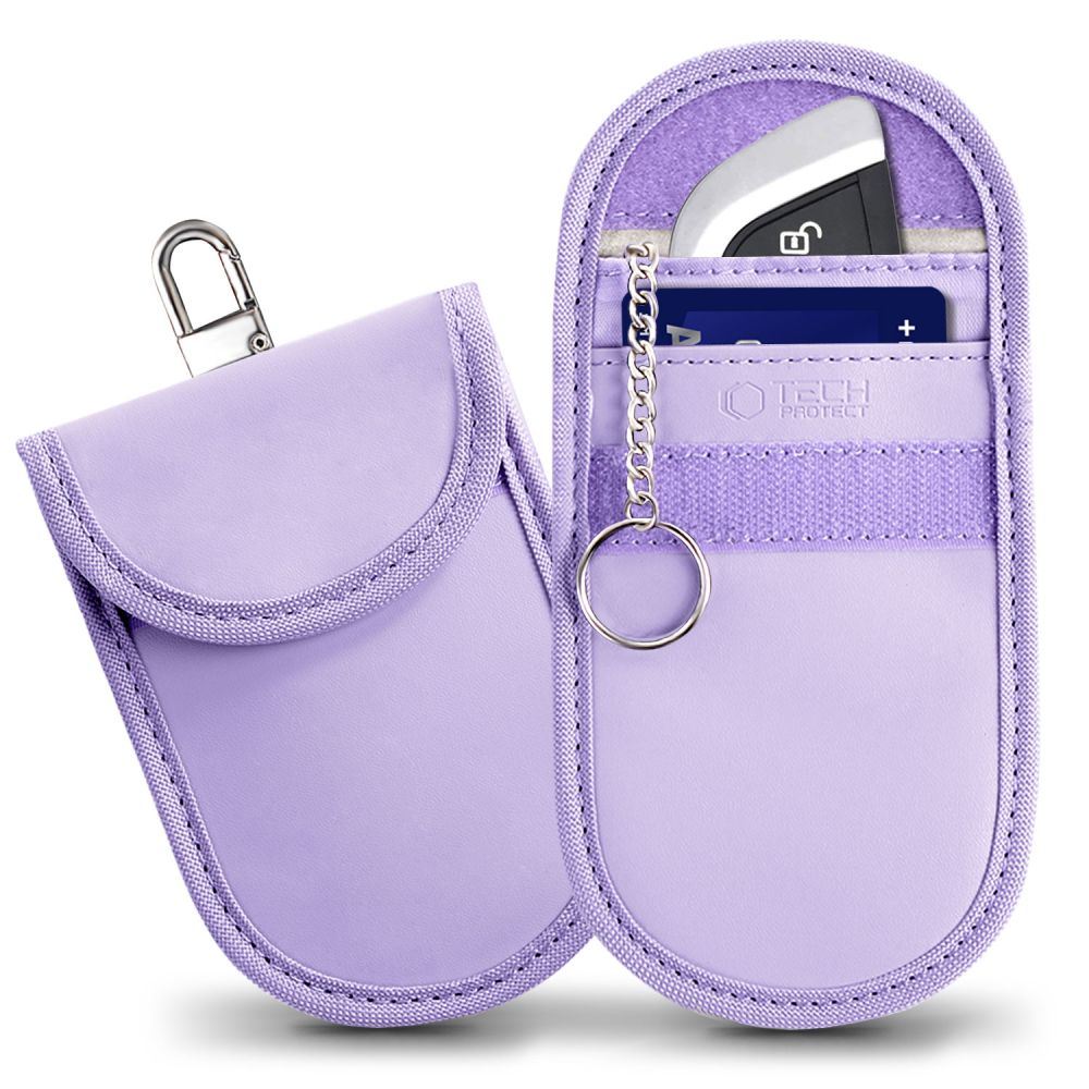 Tech-Protect KLR100 RFID Blocking Car Key Ümbris - lilla