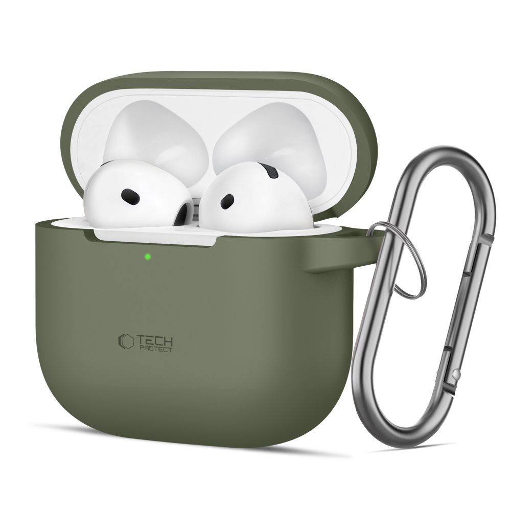 Tech-Protect Silicone Hook Ümbris jaoks AirPods 4 - roheline