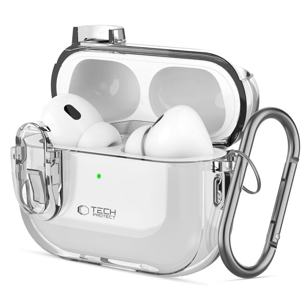 Tech-Protect Slim Hook Ümbris jaoks AirPods 1 / 2 - Clear