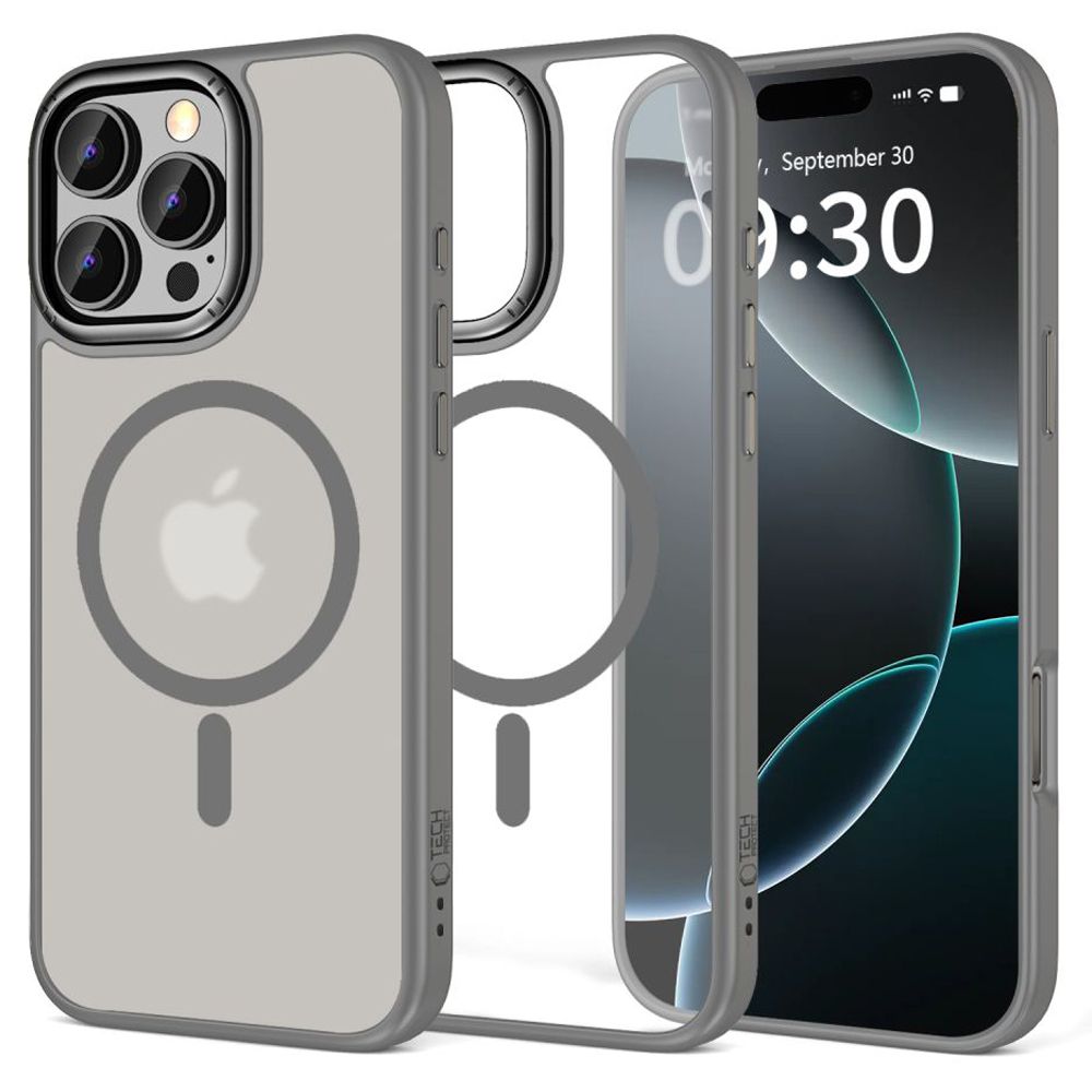 Tech-Protect MagEdge MagSafe ümbris jaoks iPhone 16 Pro Max - titanium