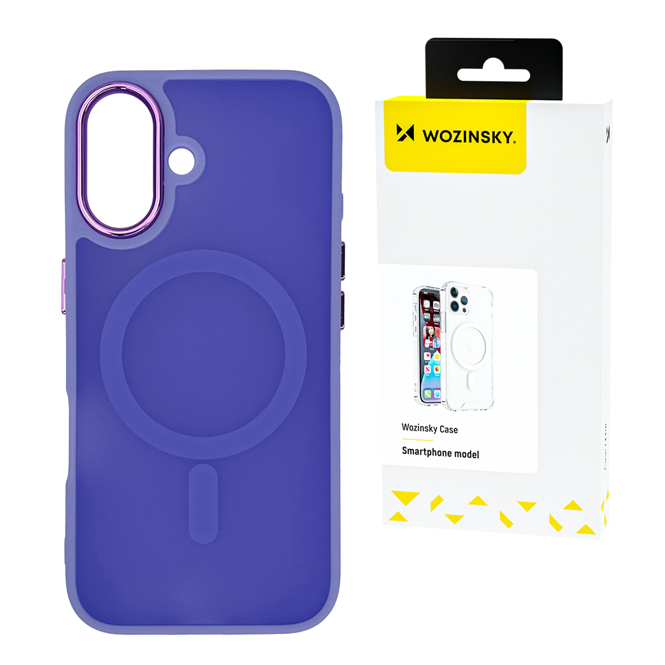 Wozinsky Fashion Чехол MagSafe для Samsung Galaxy S25 - фиолетовый
