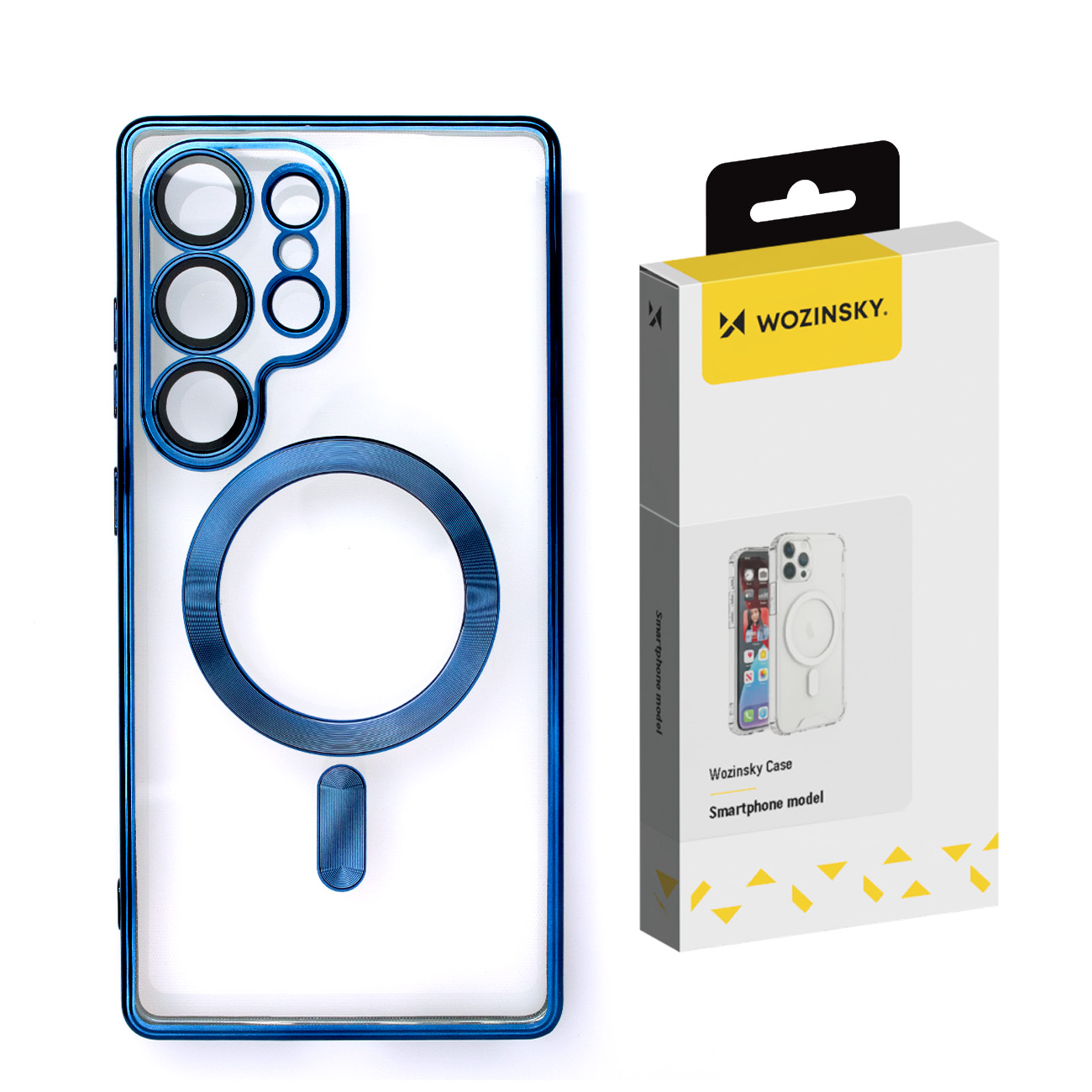 Wozinsky Electroplated Magsafe Ümbris jaoks Samsung Galaxy S24 FE - sinine