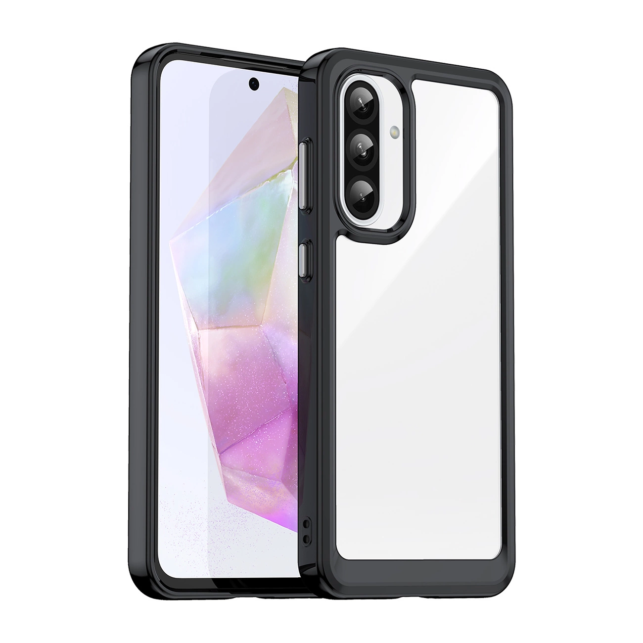 Outer Space Ümbris jaoks Samsung Galaxy A56 Cover with Flexible Frame - must