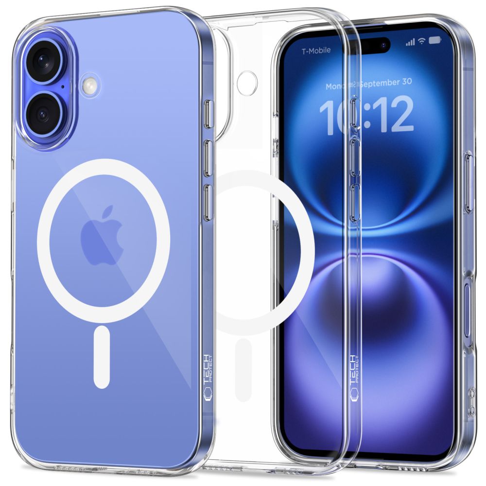 Tech-Protect FlexAir MagSafe iPhone 16 Ümbris - Clear