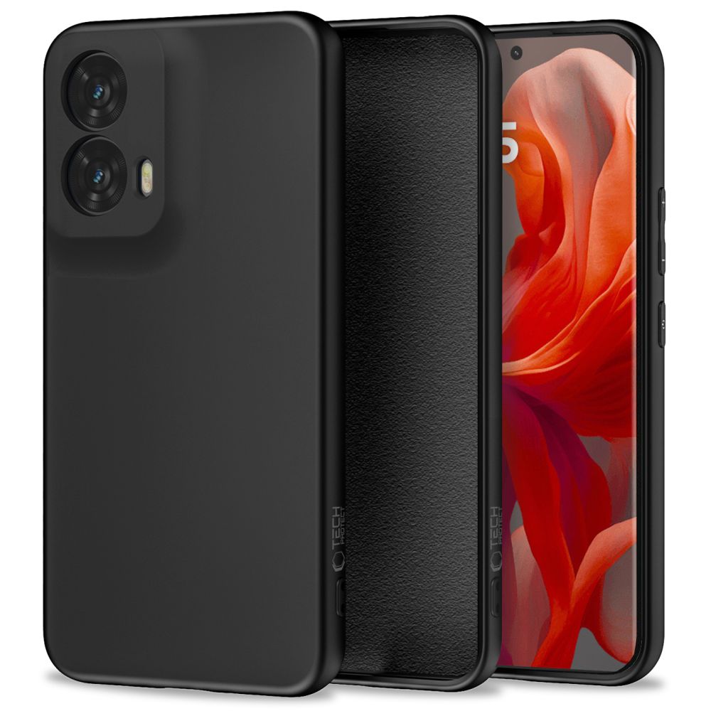 Tech-Protect Icon Ümbris jaoks Motorola Moto G85 5G - must