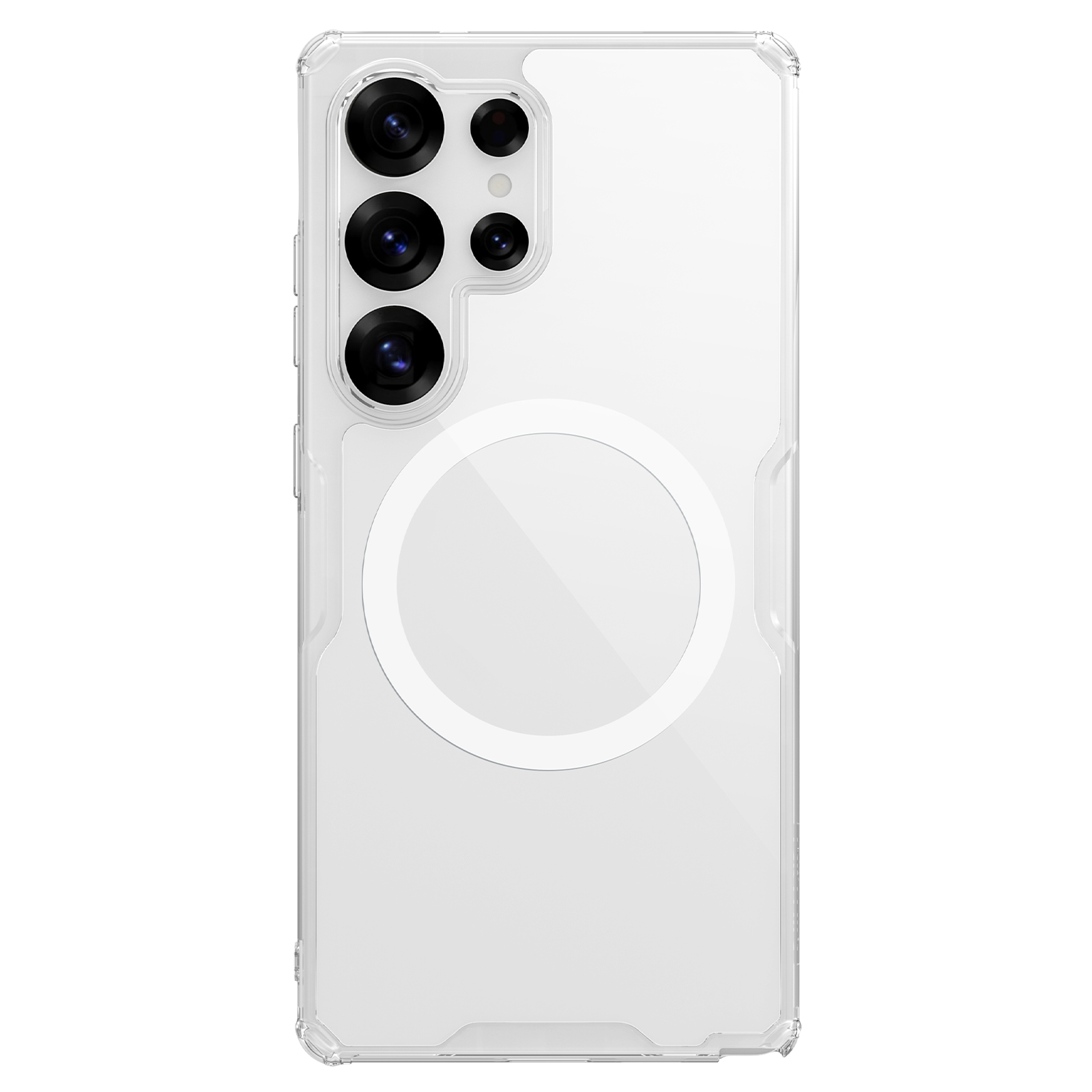 Nillkin Nature TPU Pro Magnetic Ümbris with MagSafe jaoks Samsung Galaxy S25 Ultra - valge