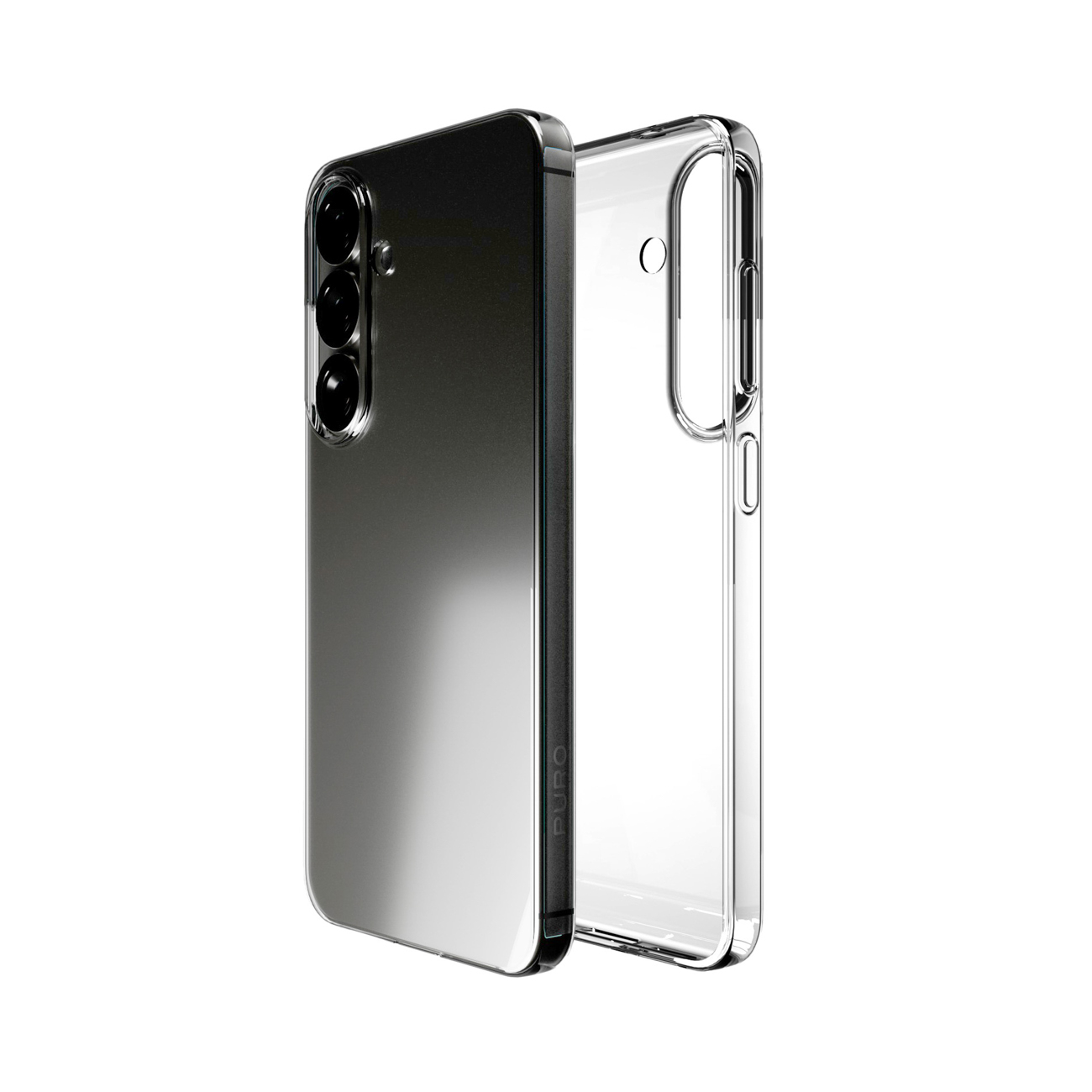 Silicone Ümbris Puro 03 Nude jaoks Samsung Galaxy S25 - läbipaistev